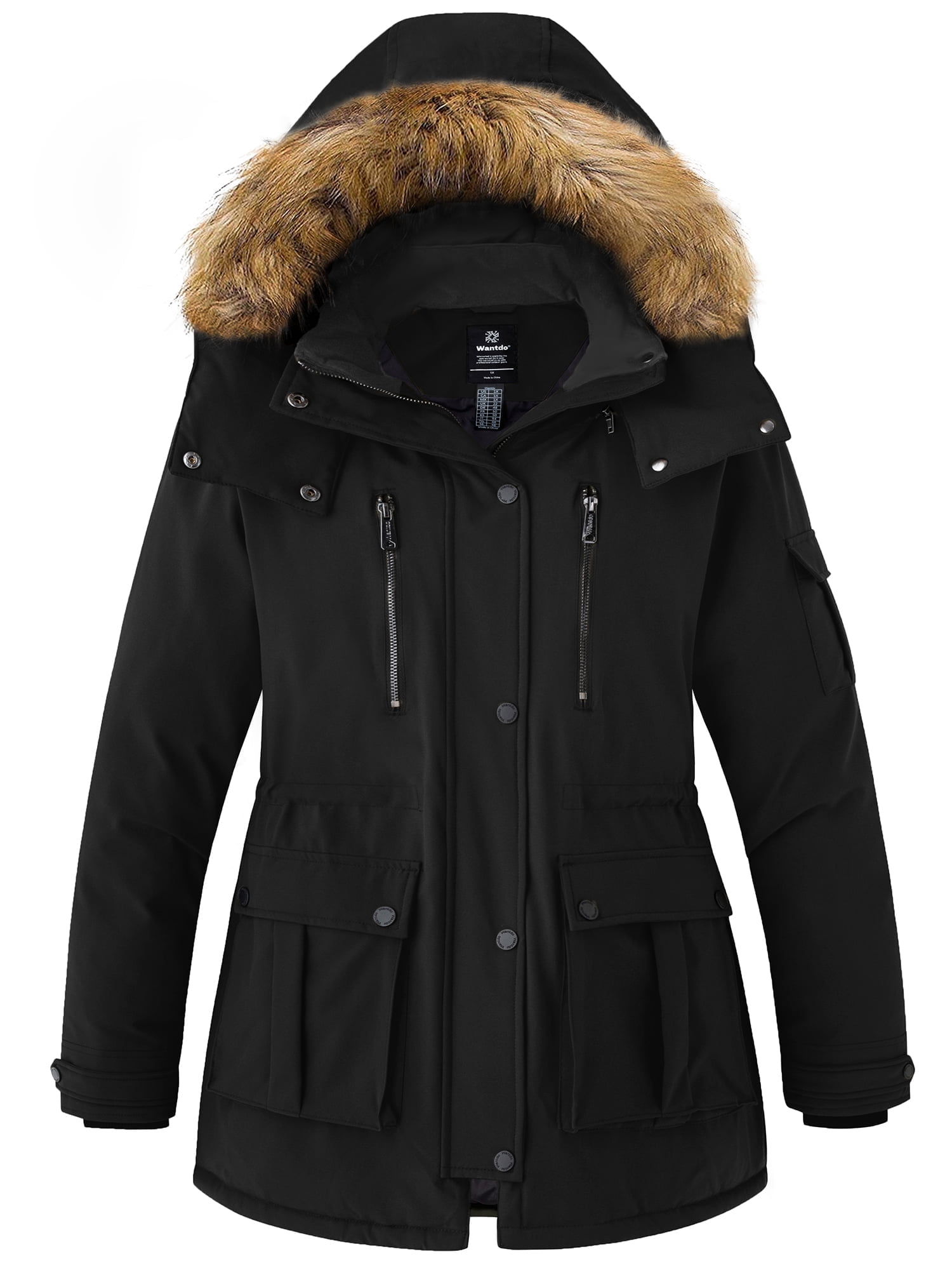 Wantdo-Women-s-Plus-Size-Puffer-Jacket-Quilted-Winter-Coat-Warm-Hooded-Winter-Jacket-Black-4X_a94049a3-bf82-4b72-93c6-5931242327fa.be0ad7058f6eb6b97534efe68c3d6f2a Wantdo Women's Plus Size Puffer Jacket Quilted Winter Coat Warm Hooded Winter Jacket Black 4X - Image 1